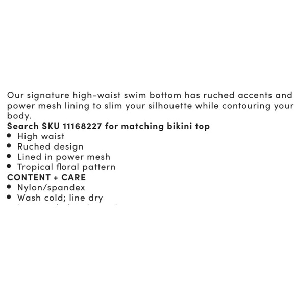 TORRID PLUS SIZE BIKINI SWIM BOTTOM RUCHED TROPICAL SIZE TORRID 1 - Picture 4 of 10